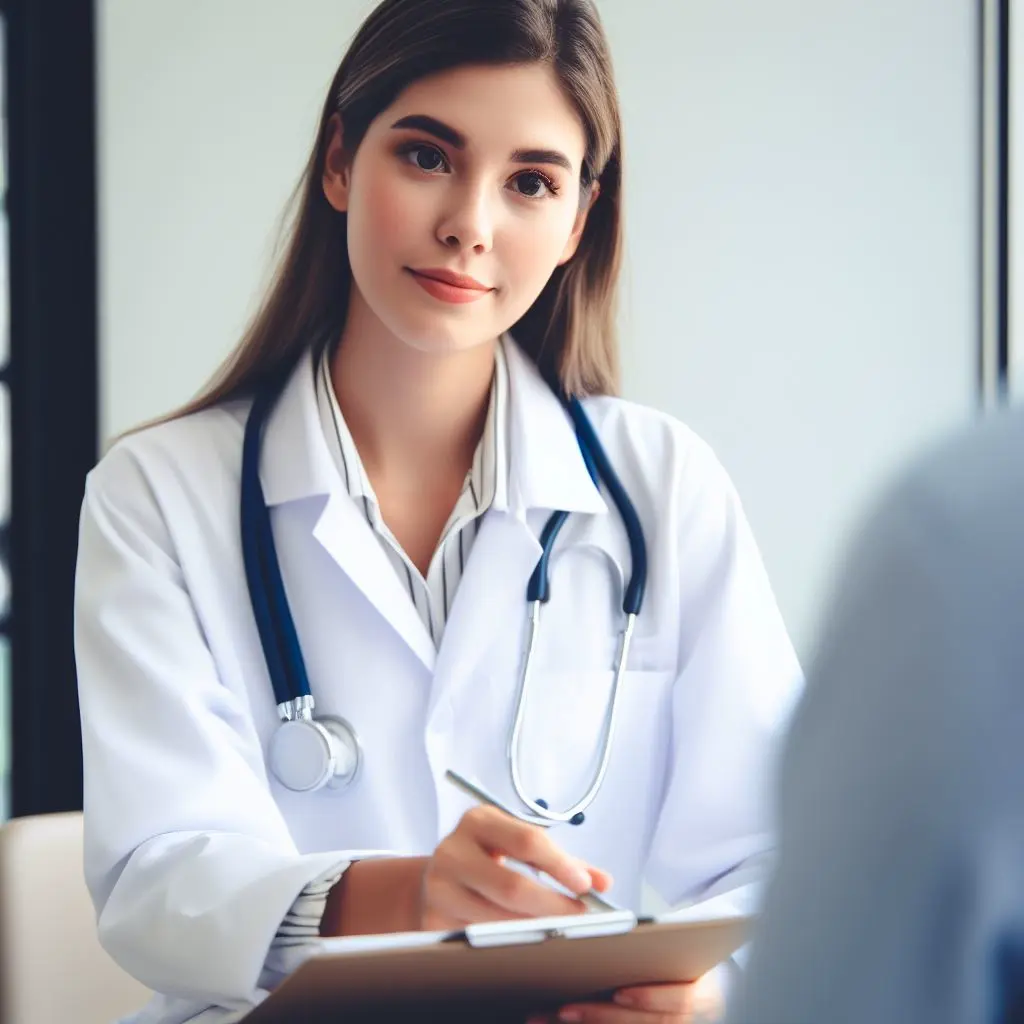 Врач консультирует пациента
